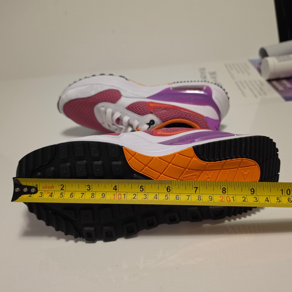 Nike Air Max SYSTM Mesh Running Shoes Berry White Orange FD0825-600 Size 7.5 - Picture 11 of 12